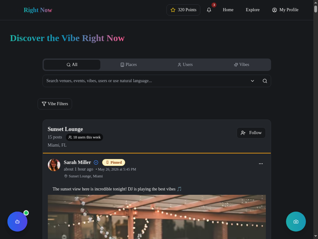 Vibe Right Now screenshot